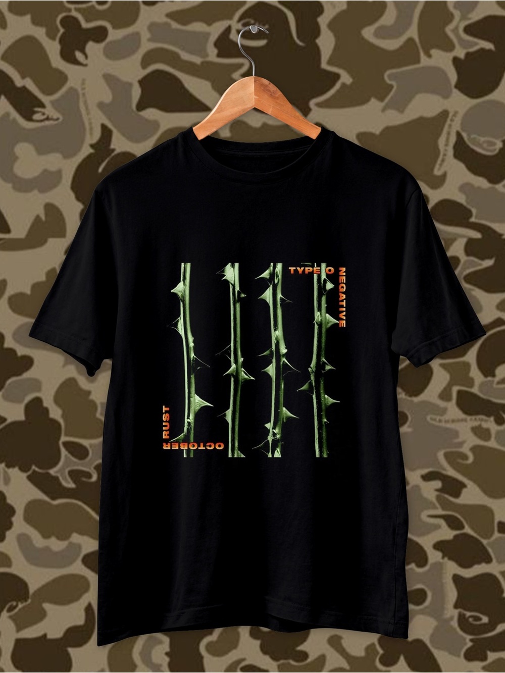 Type O Negative October Rust Shirt, Gothic Black Graphic Tee